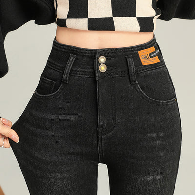 Jeans Térmicos Ajustados para Mujer con Forro Polar - Image 9