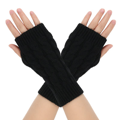 Guantes de Lana Cálidos con Dedos Abiertos para Hombre - Image 19
