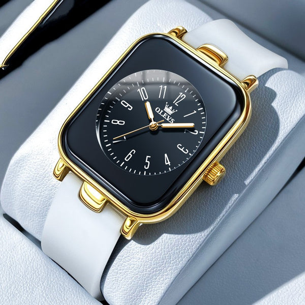 Reloj de Cuarzo para Mujer con Correa de Silicona Trendy