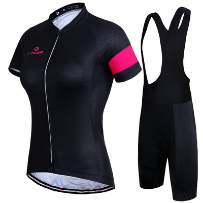 Conjunto de Ciclismo Mujer Tirantes Manga Corta Verano Transpirable - Image 3