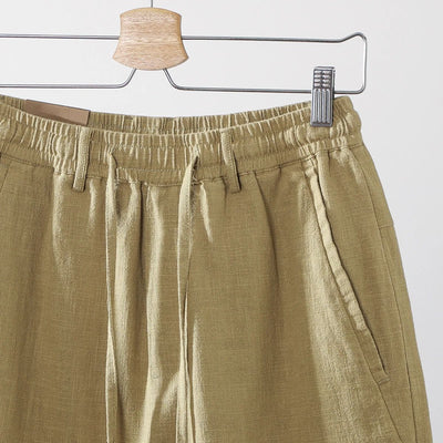 Pantalones Capri de Lino y Algodón Transpirables - Estilo Casual - Image 23