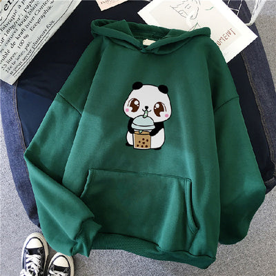 Sudadera Holgada Coreana con Capucha Lazy Style - Image 10
