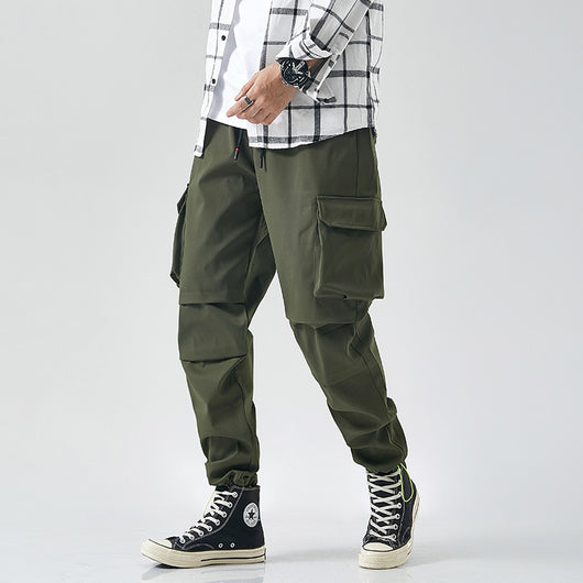 Pantalones Overol Casual Japoneses para Hombre - Image 5