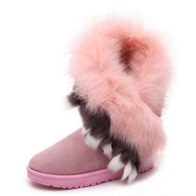 Botas de Invierno Impermeables con Pelaje de Zorro - Calidez Extrema y Tracción Segura - Image 14