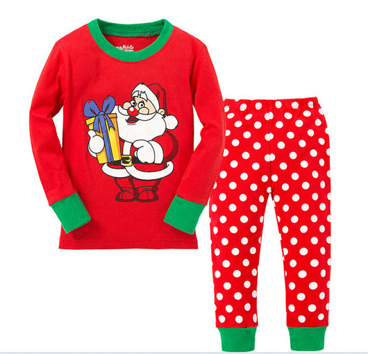 Pijama Infantil Estampado Cartoon - Conjunto Cómodo para el Hogar - Image 3