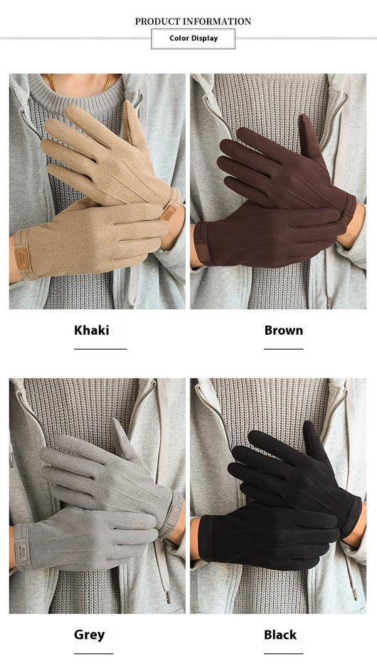 Guantes de Invierno para Hombre con Forro Polar Térmico, Impermeables y Compatible con Pantalla Táctil - Image 10