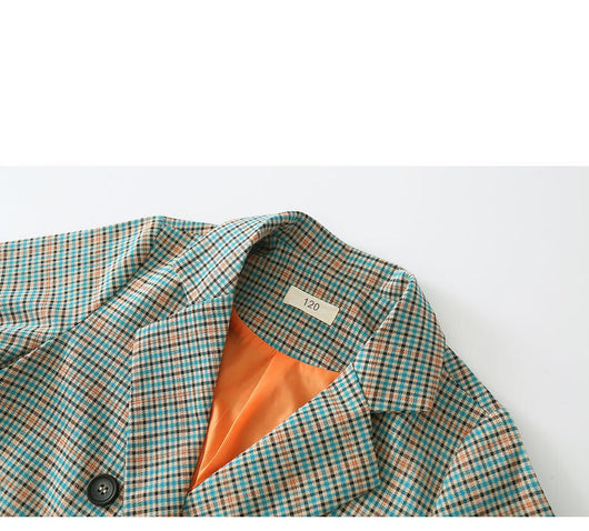 Conjunto de Dos Piezas Cuadrille para Niñas Primavera Otoño - Image 4