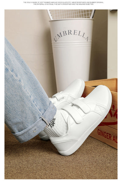 Zapatos Casuales de Cuero Ancho con Velcro para Hombre y Mujer Talla Grande - Image 21