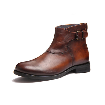 Botas Martin de Cuero Genuino para Hombre - Corte Medio - Image 12