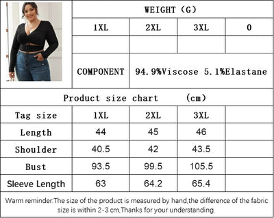 Blusa Negra Elegante Cuello V Manga Larga Ajustada - Image 6