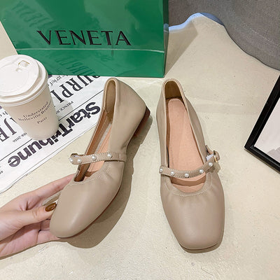 Mocasines Elegantes con Hebilla de Palabra Única para Mujer - Image 4
