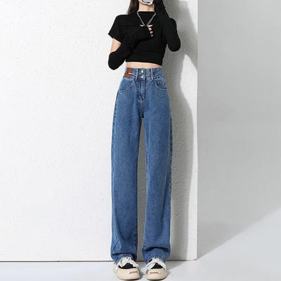 Jeans Anchos Forro Polar Térmico Efecto Adelgazante para Mujer - Image 8