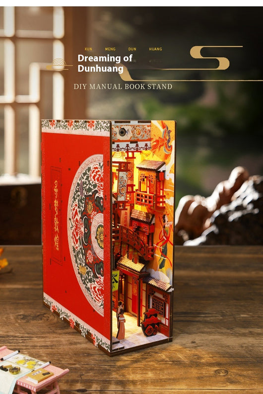Modelo 3D Estereoscópico Libro Armable Adorno Pueblo Sakura - Image 22