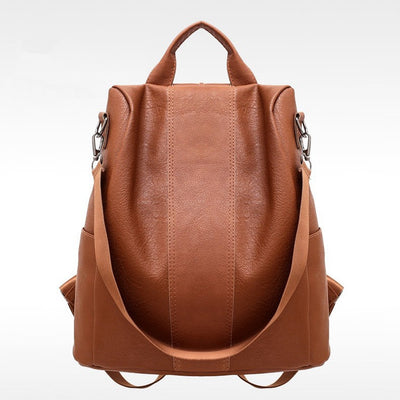 Mochila de Gran Capacidad en Colores Sólidos para Mujer - Image 13