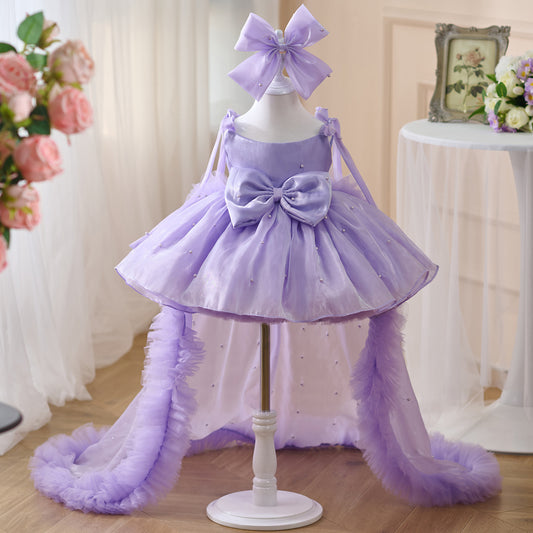 Vestido Princesa Infantil con Cuentas Personalizadas