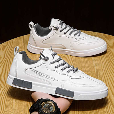 Tenis Deportivos Casuales para Hombre Blancos Transpirables Versátiles - Image 14