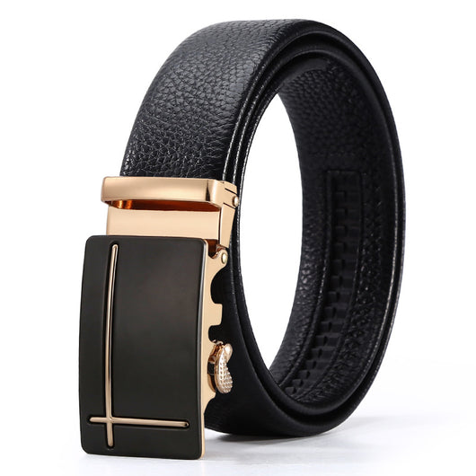 Cinturón de Cuero para Hombre con Hebilla Automática - Image 24
