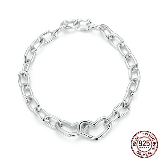 Pulsera de Doble Corazón con Cierre Magnético para Hombre y Mujer - Image 2