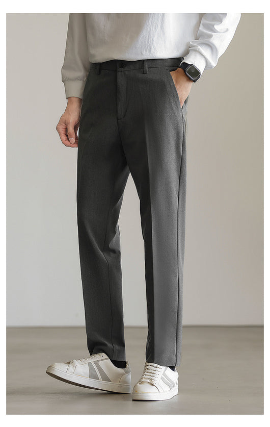 Pantalones de Vestir Ejecutivos Dos Tonos Resistentes a Arrugas - Image 13