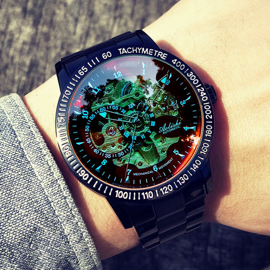 Reloj Mecánico Automático Hueco para Hombre Resistente al Agua - Image 22