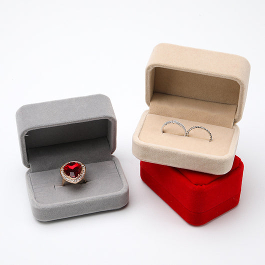 Estuche de Lujo para Anillos de Franela - Image 6