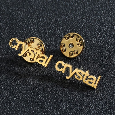 Broche de Acero Inoxidable Personalizado con Letras en Inglés - Image 2