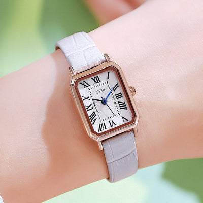 Reloj Cuadrado Retro Impermeable Versátil para Mujer - Image 8