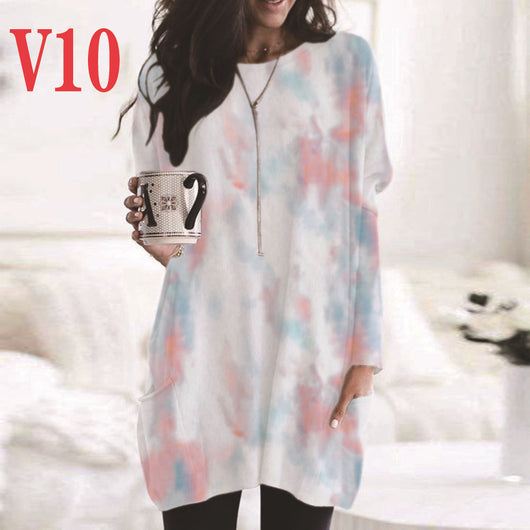 Camiseta Casual de Manga Larga con Bolsillo y Estampado - Image 10