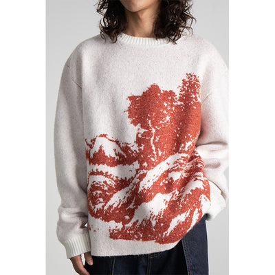 Suéter Casual para Hombre con Estampado de Paisaje - Image 9