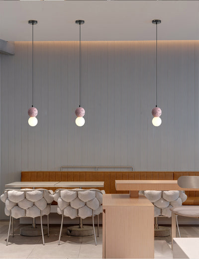 Lámpara Colgante Nórdica Decorativa de Terrazzo para Restaurantes y Cafés - Image 14