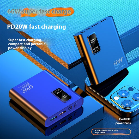 Powerbank 66W Carga Bidireccional Ultra Rápida con Pantalla Digital