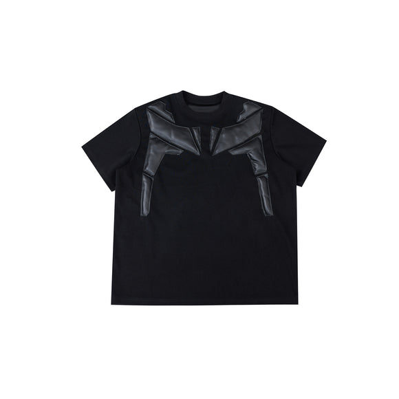 Camiseta Hombre Relieve 3D con Hombrera Acolchada