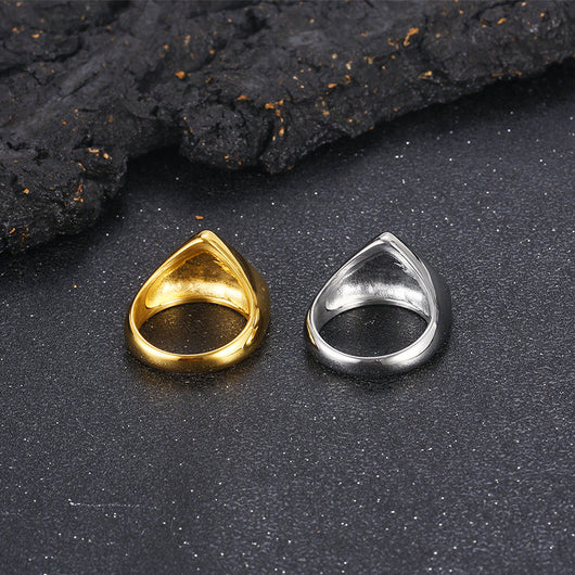 Anillo de Acero Inoxidable Triángulo para Hombre - Image 3