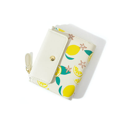 Billetera Compacta de Tres Compartimentos con Monedero para Mujer - Image 8