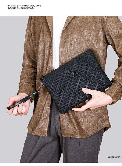 Clutch Personalizado de Textura Tejida con Diseño Minimalista y Gran Capacidad - Image 29