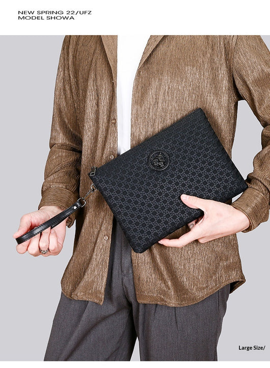 Clutch Personalizado de Textura Tejida con Diseño Minimalista y Gran Capacidad - Image 29