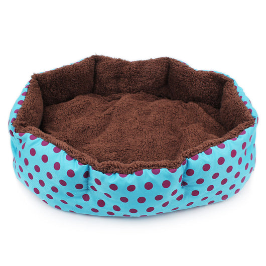 Casa Octagonal para Perros con Diseño Removible de Lunares - Image 6