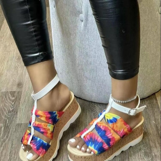 Sandalias Cuña Casual con Plataforma Gruesa y Punta Redonda - Estilo Europeo - Image 10