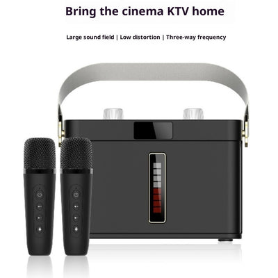 Parlante Bluetooth Karaoke Profesional con Doble Micrófono para Eventos - Image 3