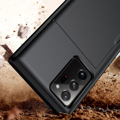 Funda Protectora Deslizante con Tarjetero para Celular