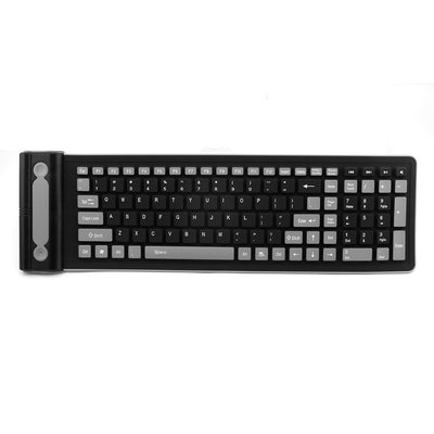 Teclado Inalámbrico Plegable Silicona Resistente al Agua 24g - Image 3