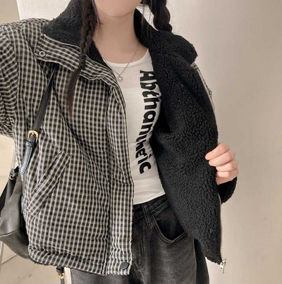 Abrigo Reversible de Algodón para Mujer - Doble Cara Cálido - Image 27