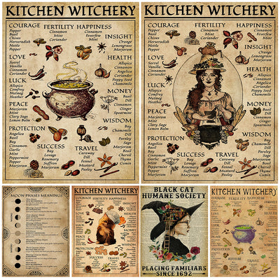 Póster de Brujería Witchcraft Nórdico con Magia Divertida - Image 17