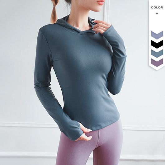 Sudadera Deportiva con Capucha Ajustada de Secado Rápido - Image 3