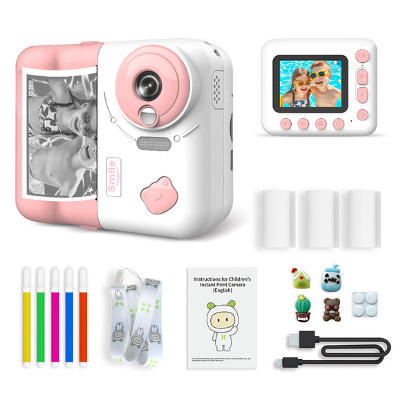 Cámara Infantil Selfie 1080p HD con Impresión Polaroid