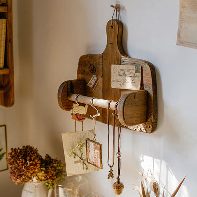 Dispensador de Papel Tissue de Madera Rústica para Cocina - Image 8