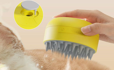 Cepillo de Vapor 3 en 1 para Gatos y Perros - Masajeador y Limpiador Recargable - Image 9