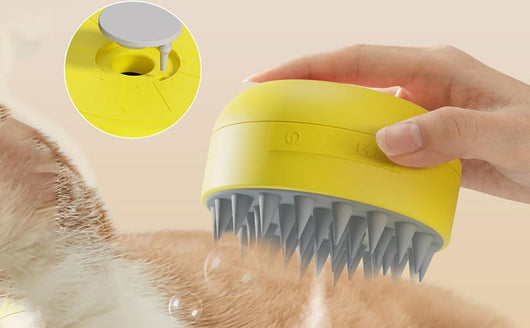 Cepillo de Vapor 3 en 1 para Gatos y Perros - Masajeador y Limpiador Recargable - Image 9