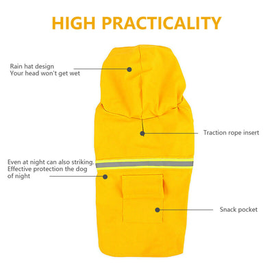 Impermeable para Perros con Capucha y Reflectantes de Seguridad - Image 4
