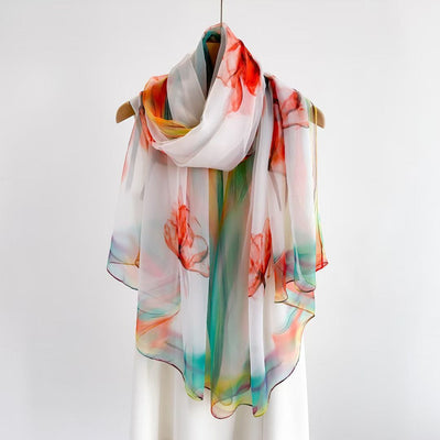 Pañuelo Largo Estampado Versátil para Mujer - Image 10